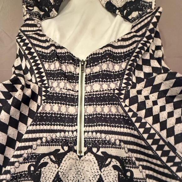 Vintage Y2K Black/White Sleeveless Fit and Flare Mini Dress Size 8/Medium $185 - Picture 5 of 12